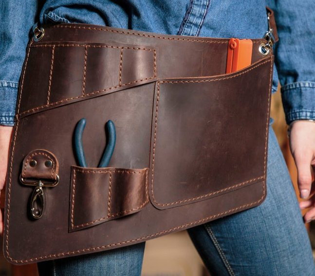 Vintage leather tool outlet belt