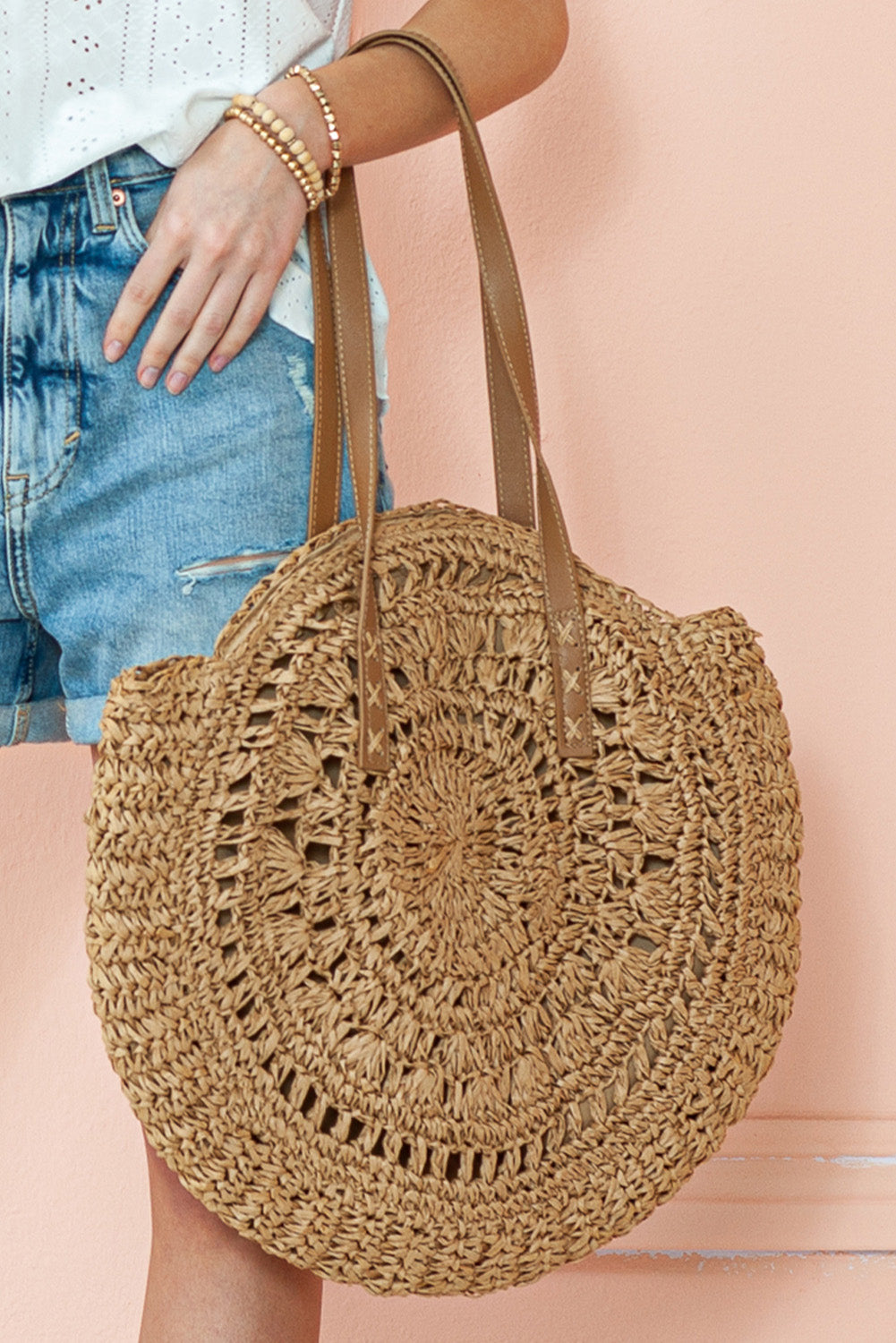 wrelee straw bag