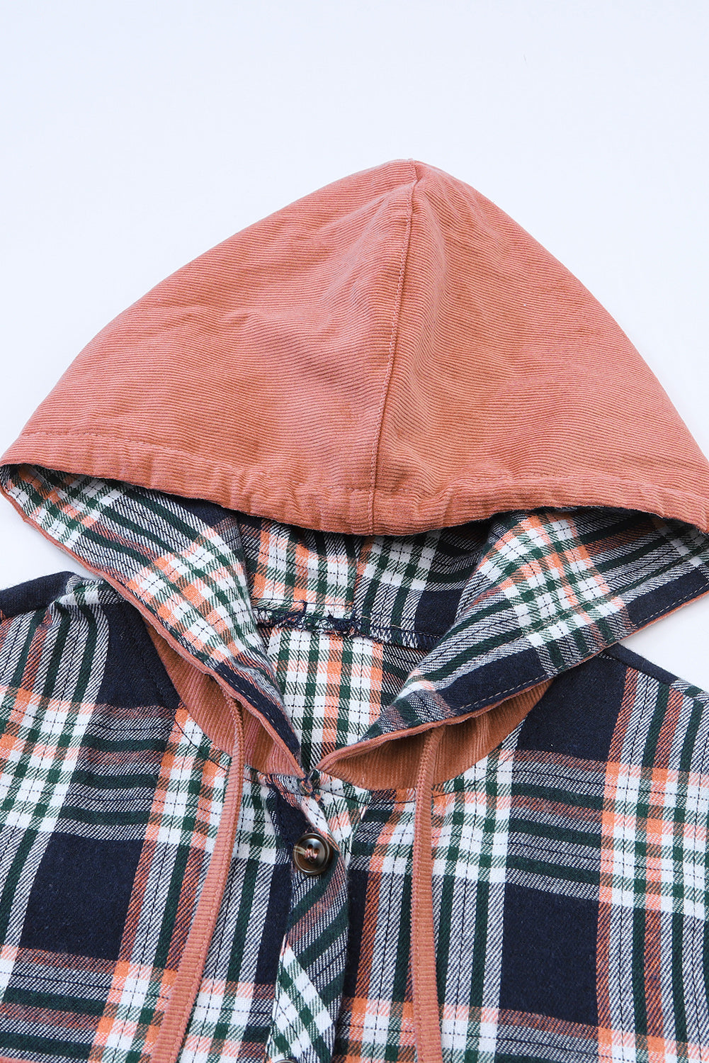 ellis hooded drawstring shacket