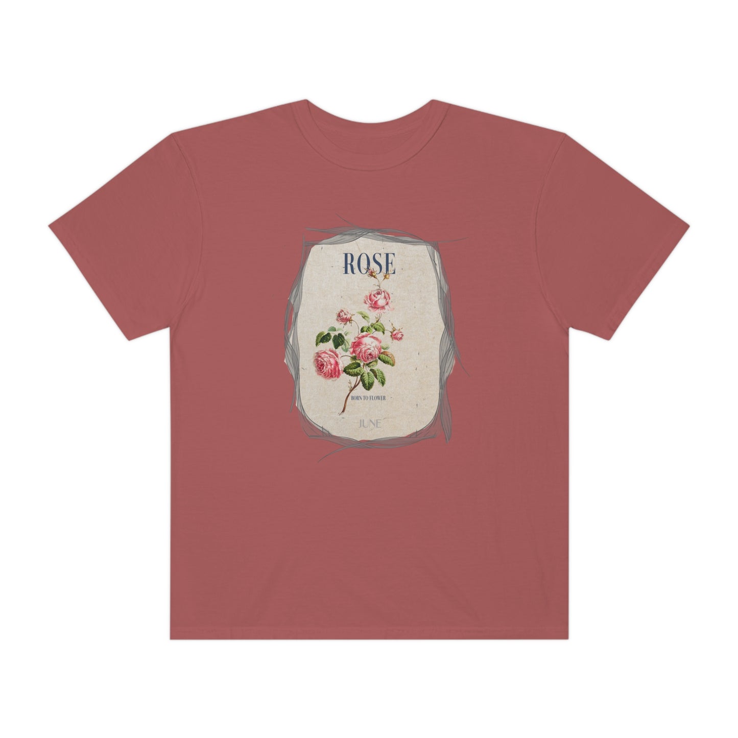 born to flower graphic tee - june