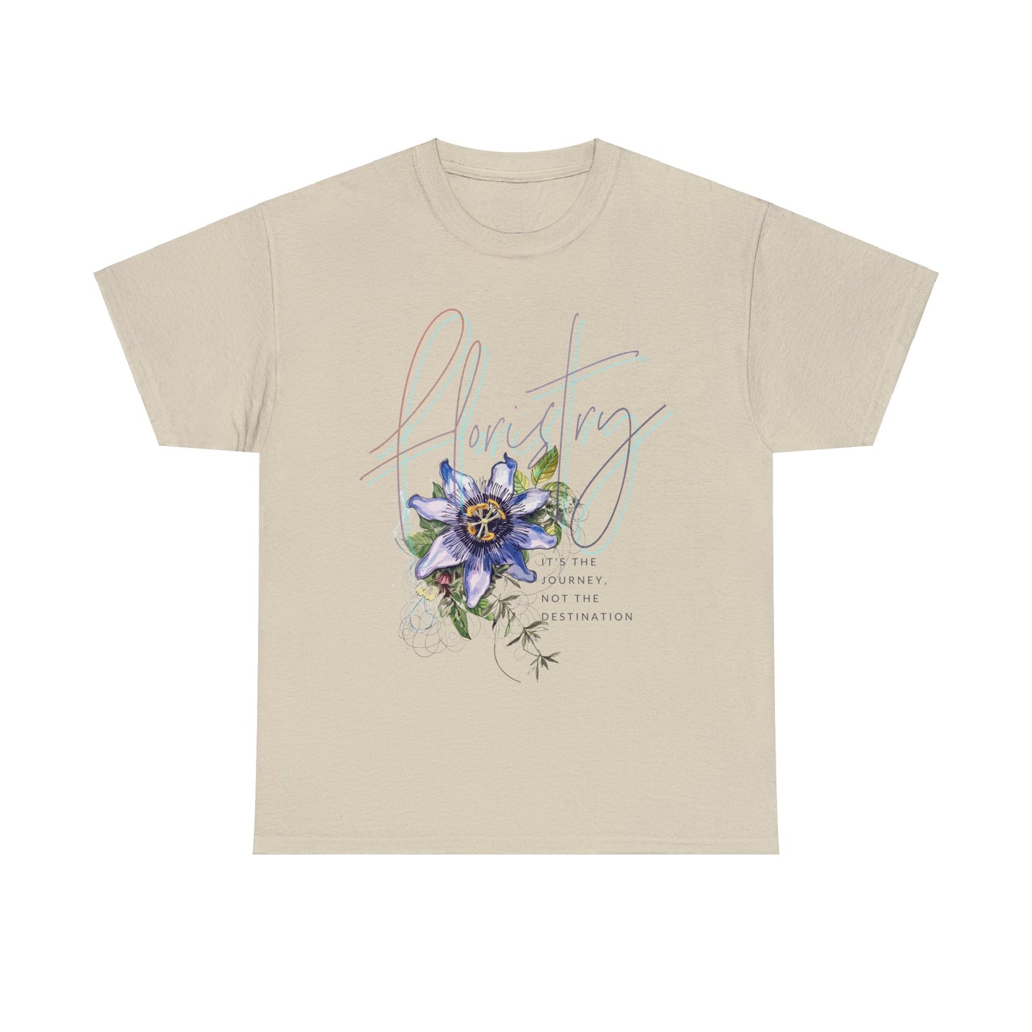 floristy - its the journey not the destination graphic tee