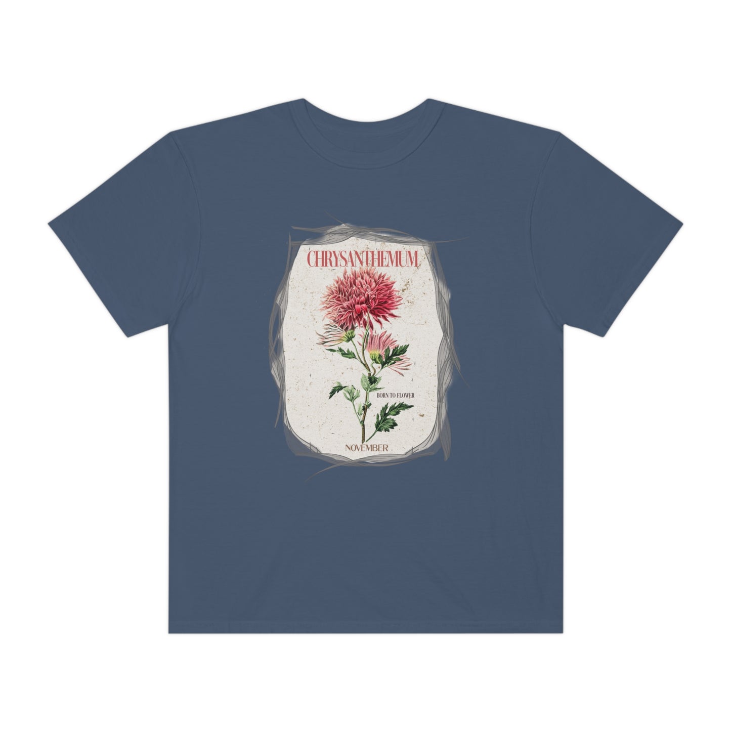 born to flower graphic tee - november
