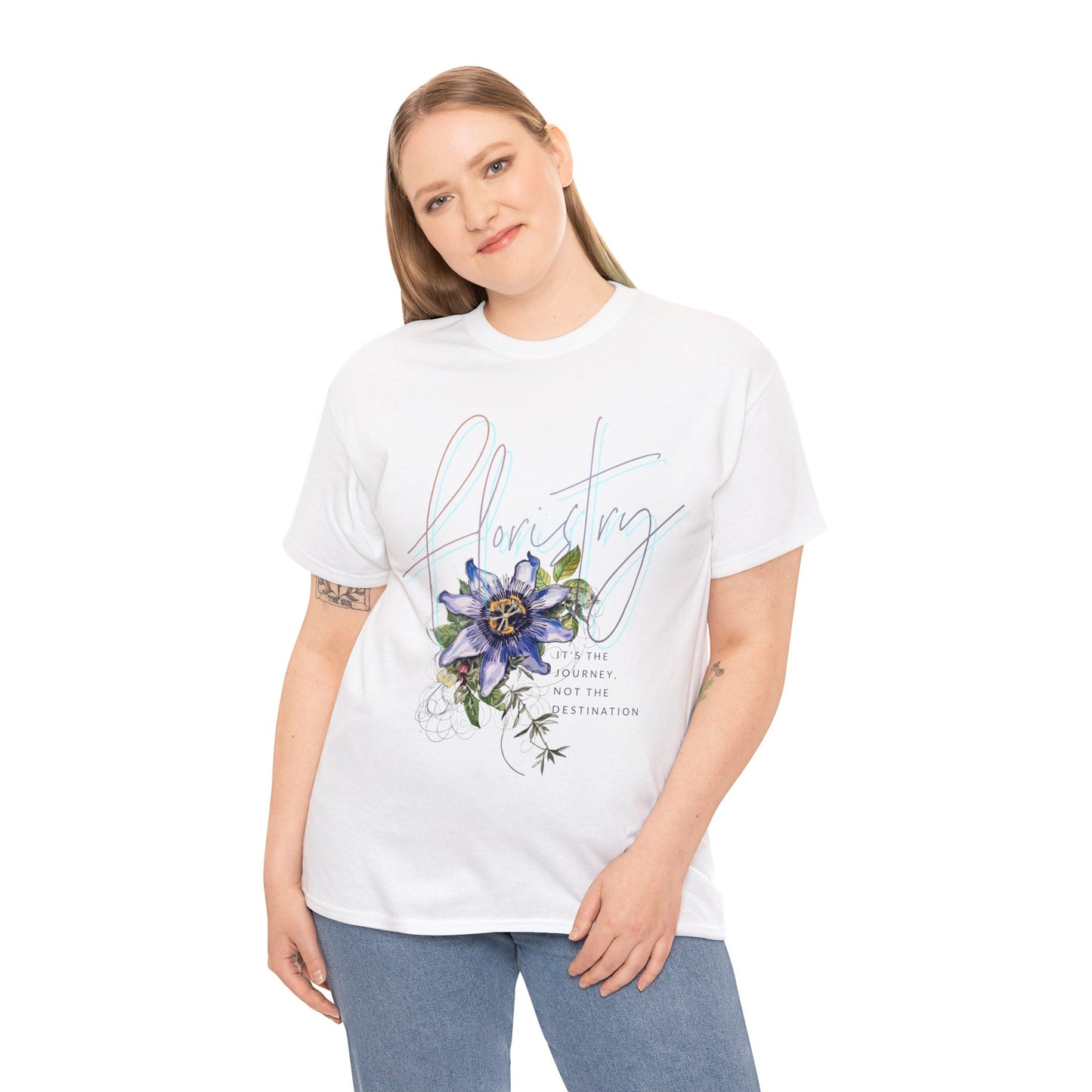 floristy - its the journey not the destination graphic tee