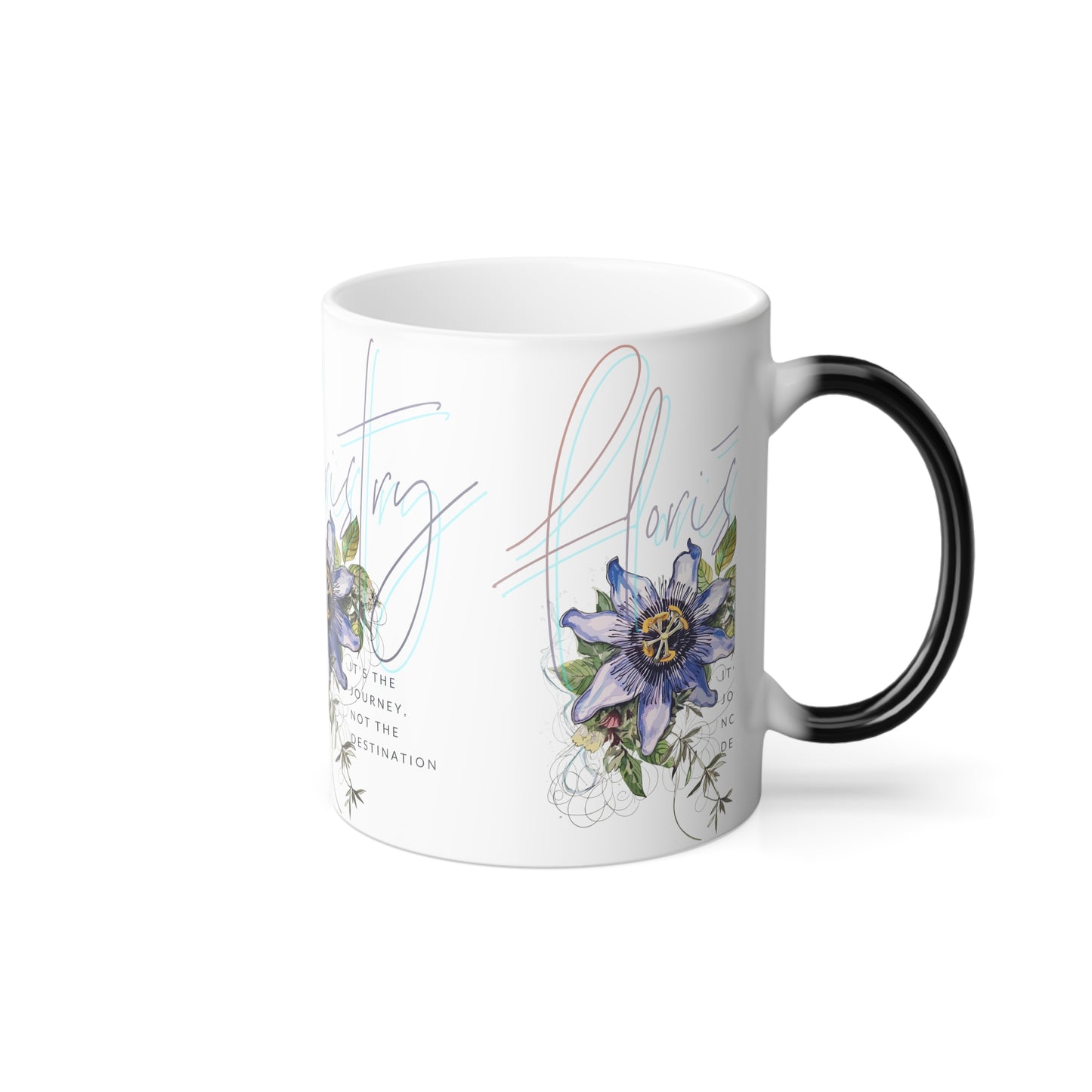 floristry is the journey color morphing mug, 11oz