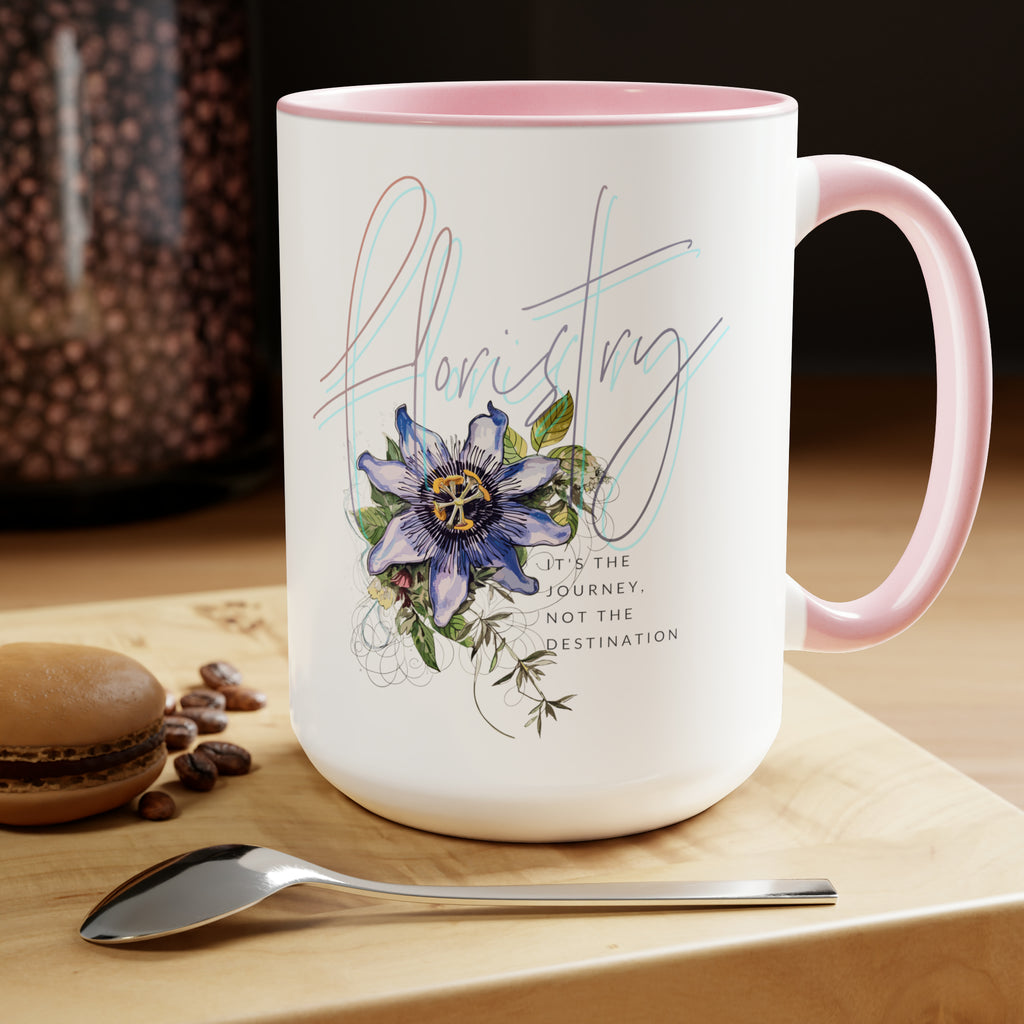 floristry, it's the journey not the desination - 15oz graphic mug