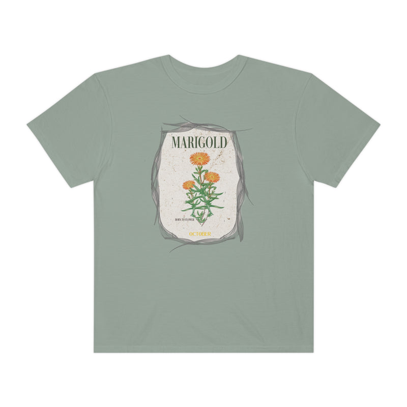born to flower graphic tee - october