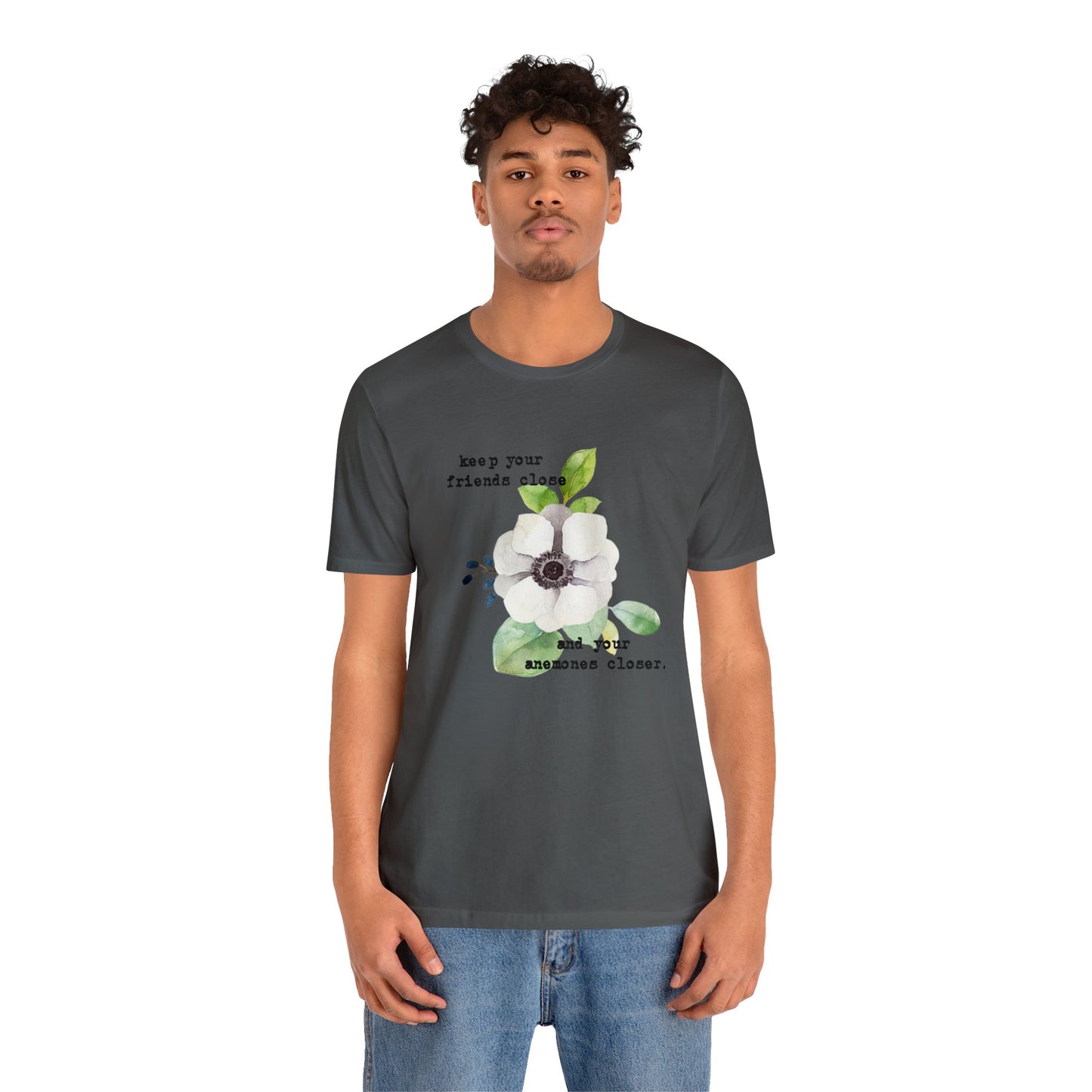 keep your friends close and your anemones closer graphic tee