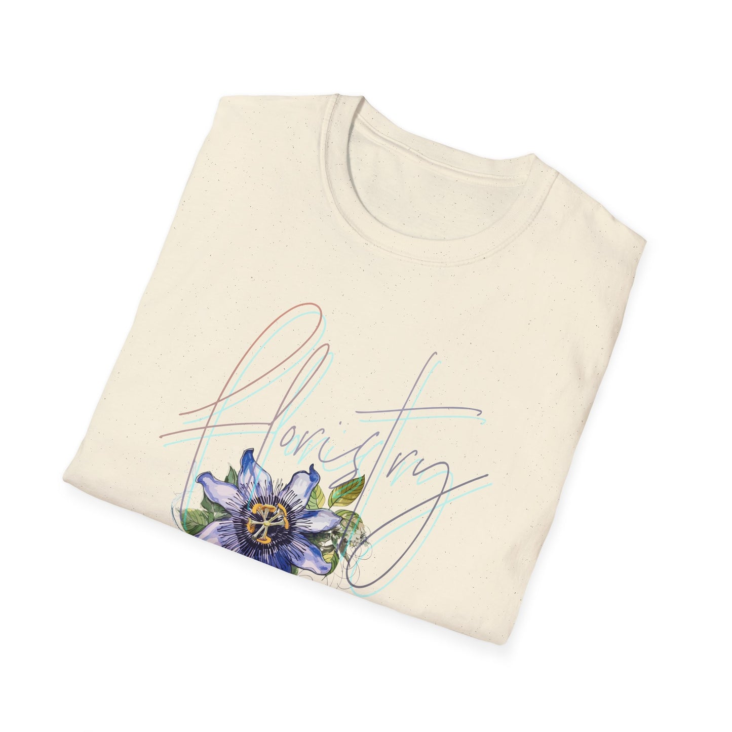 floristry .. it's the journey unisex softstyle t-Shirt