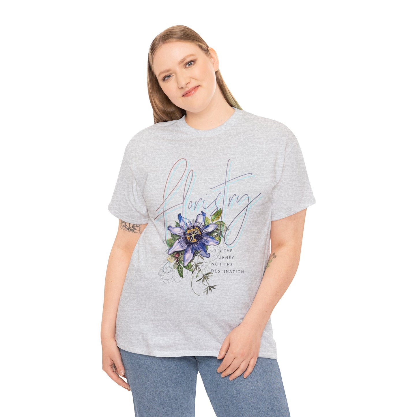 floristy - its the journey not the destination graphic tee