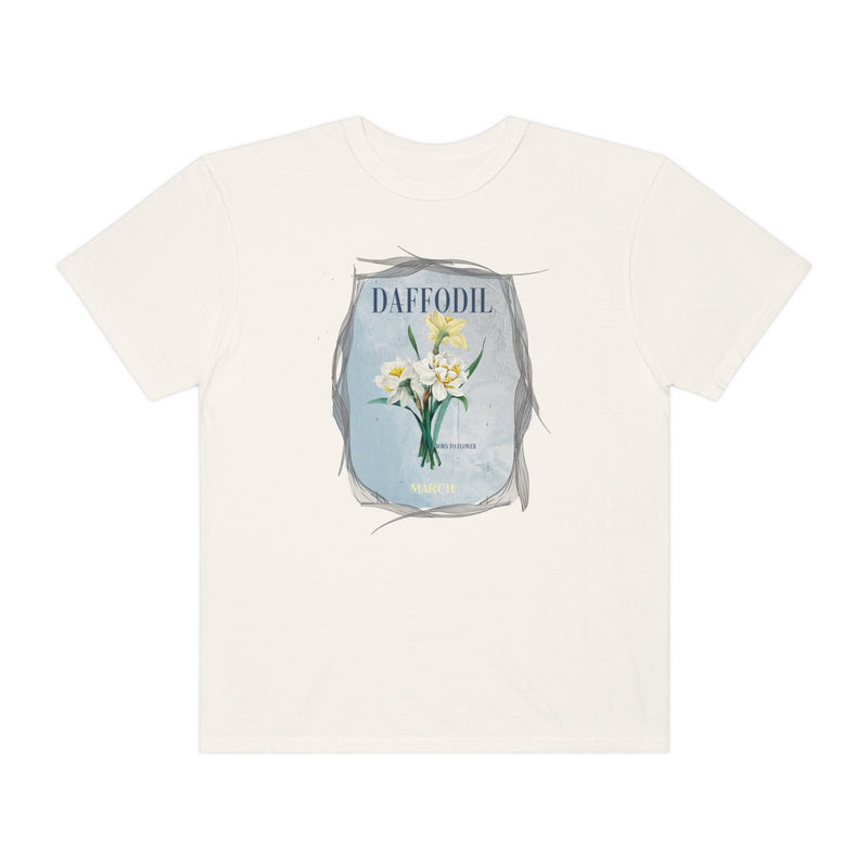 born to flower graphic tee - march