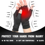 compression arthritis glove unisex joint pain relief half finger brace