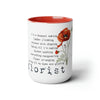 im a bouquet making, bucket washing..florist 15oz graphic mug