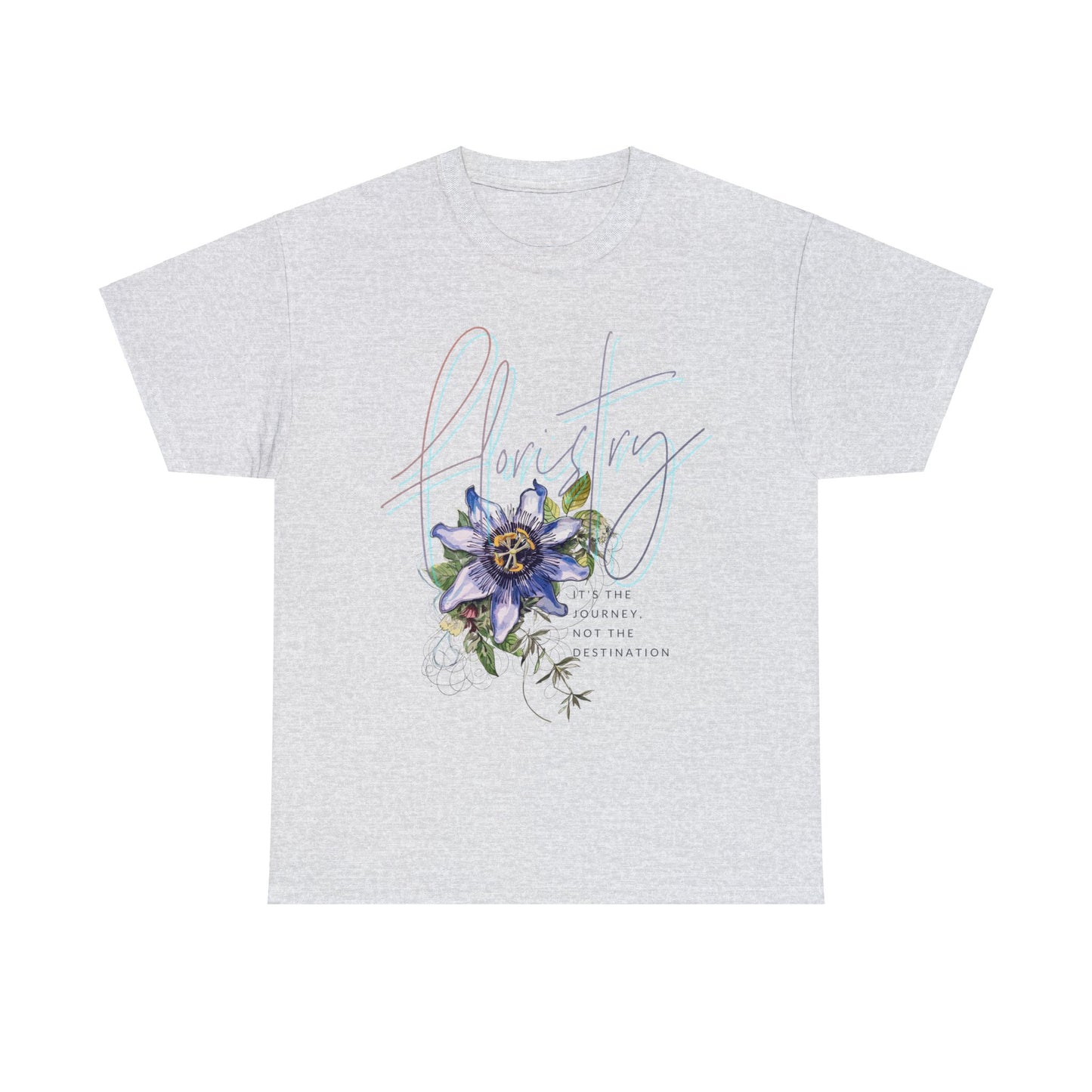 floristy - its the journey not the destination graphic tee