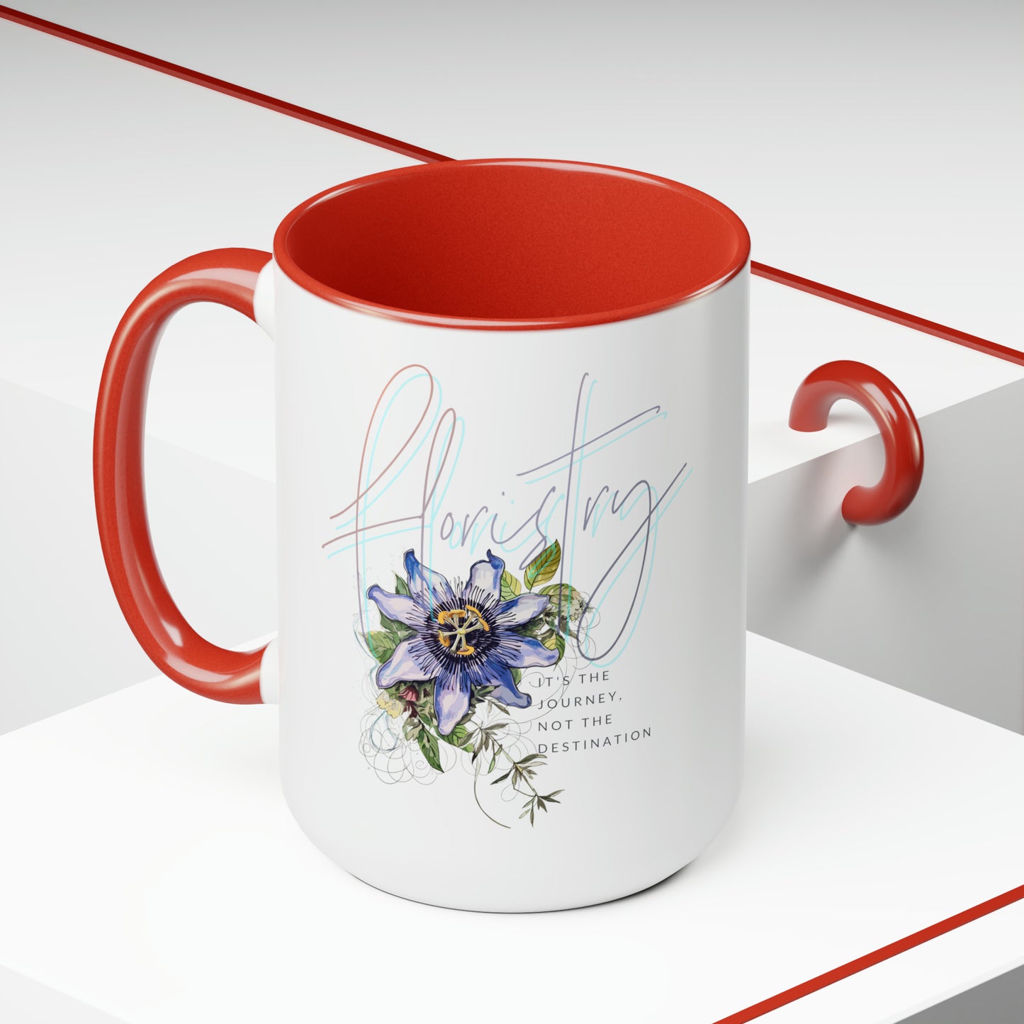 floristry, it's the journey not the desination - 15oz graphic mug
