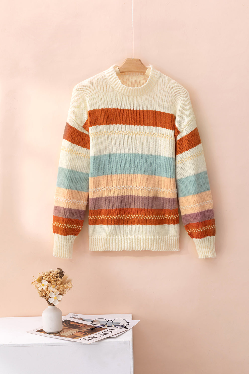 clara color block sweater