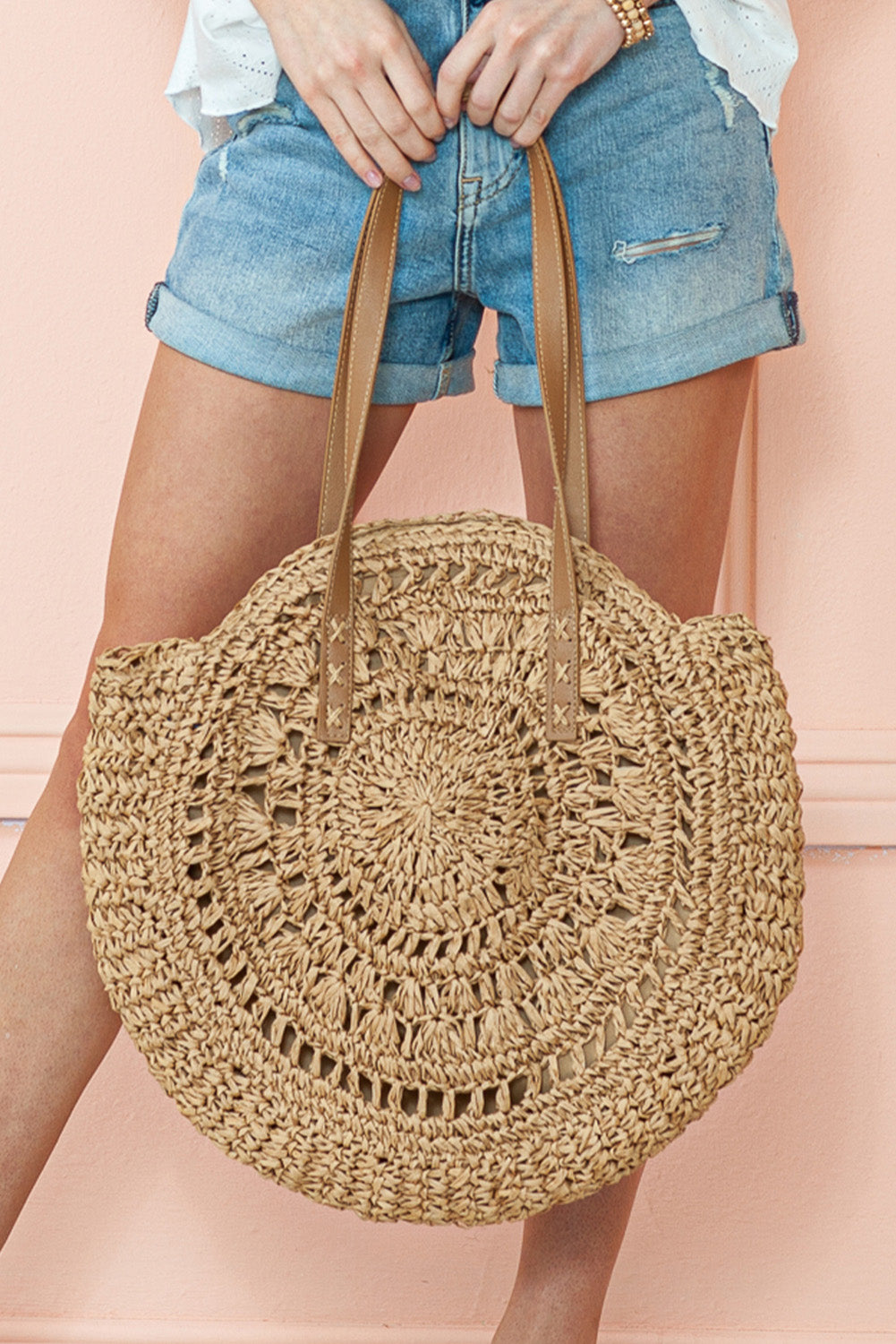 wrelee straw bag