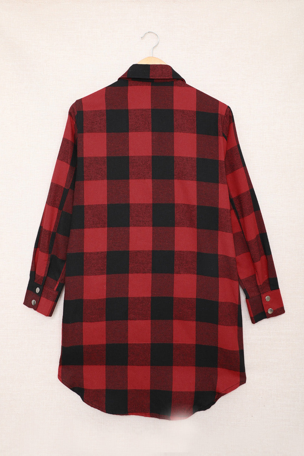 willow plaid shirt coat