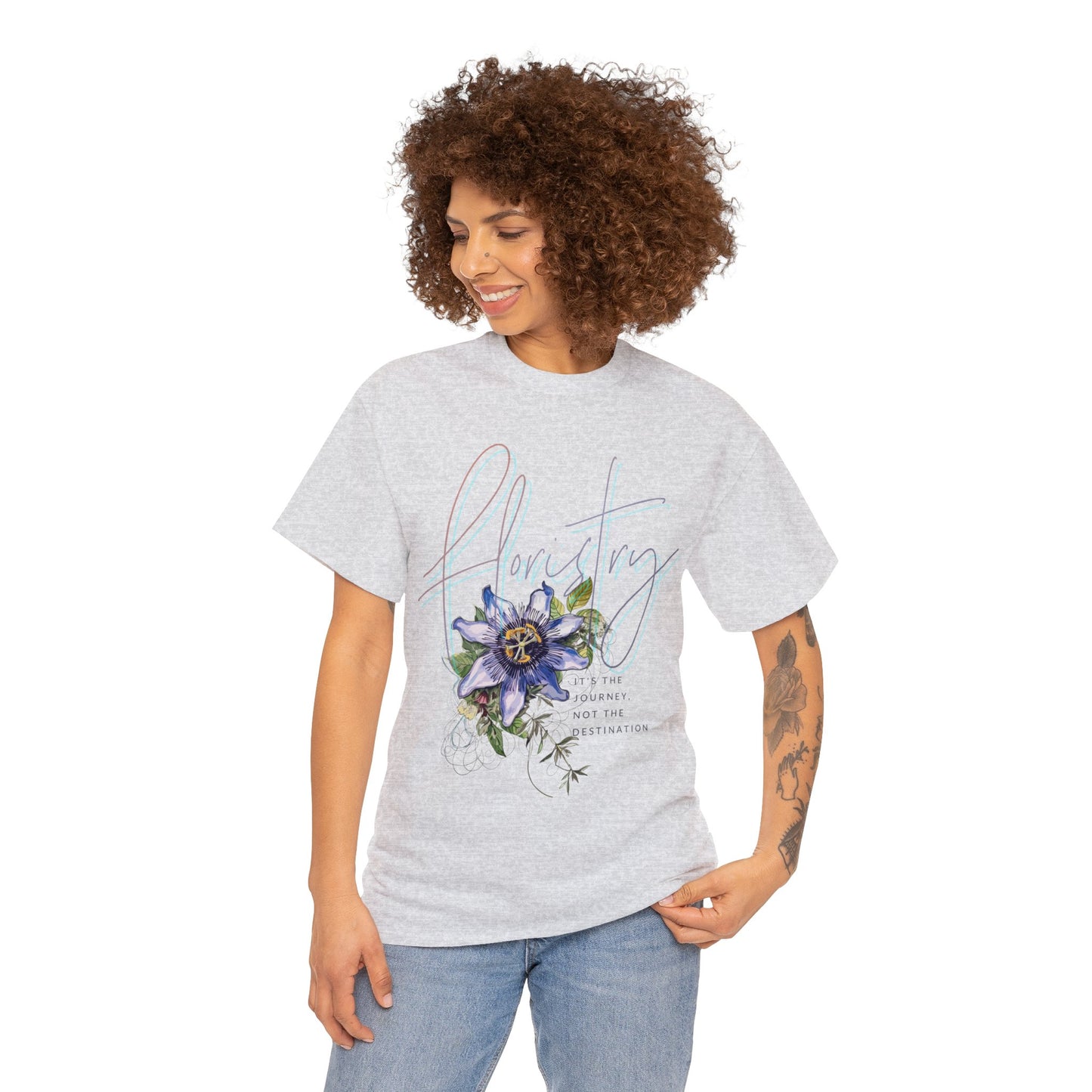 floristy - its the journey not the destination graphic tee