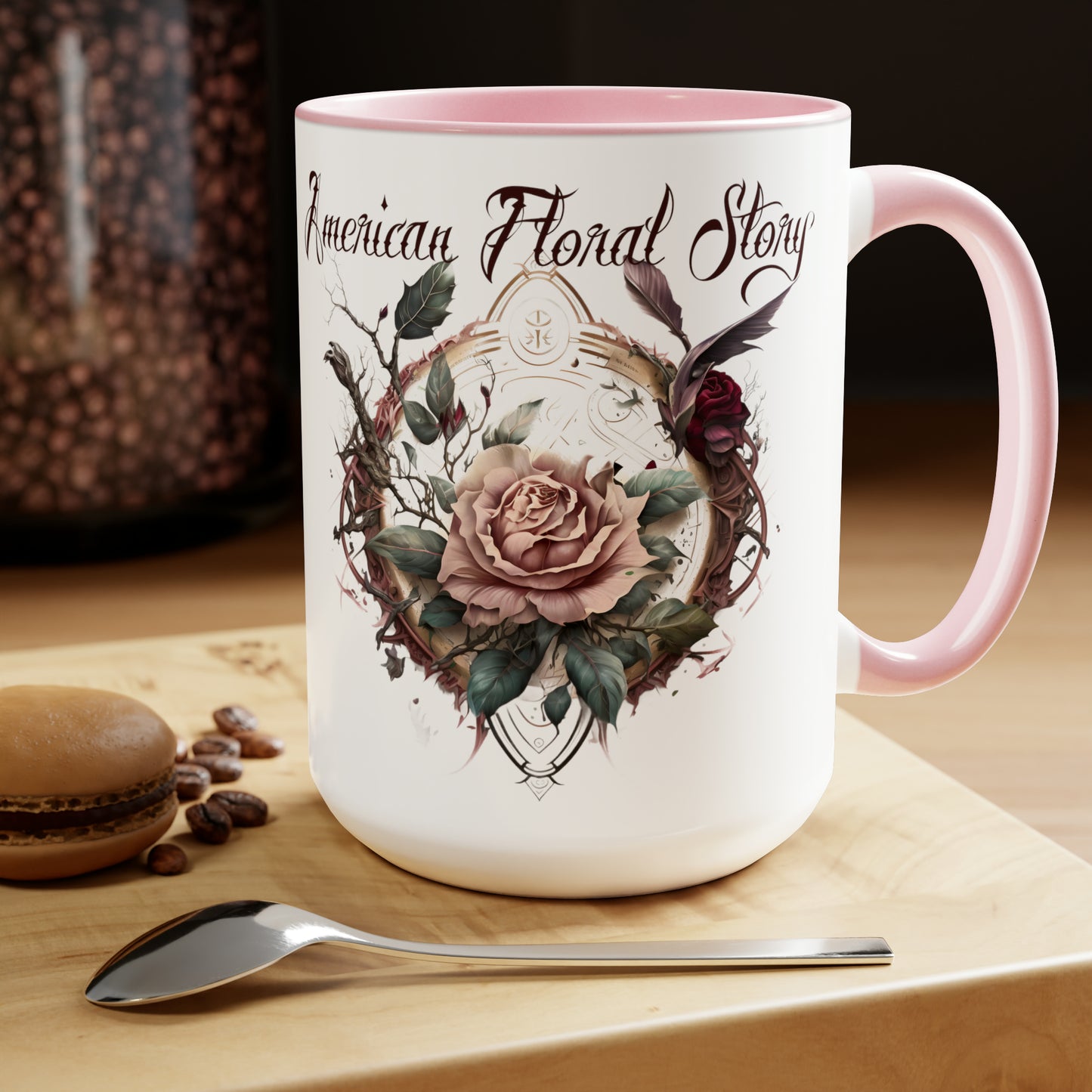 american floral story - 15oz graphic mug