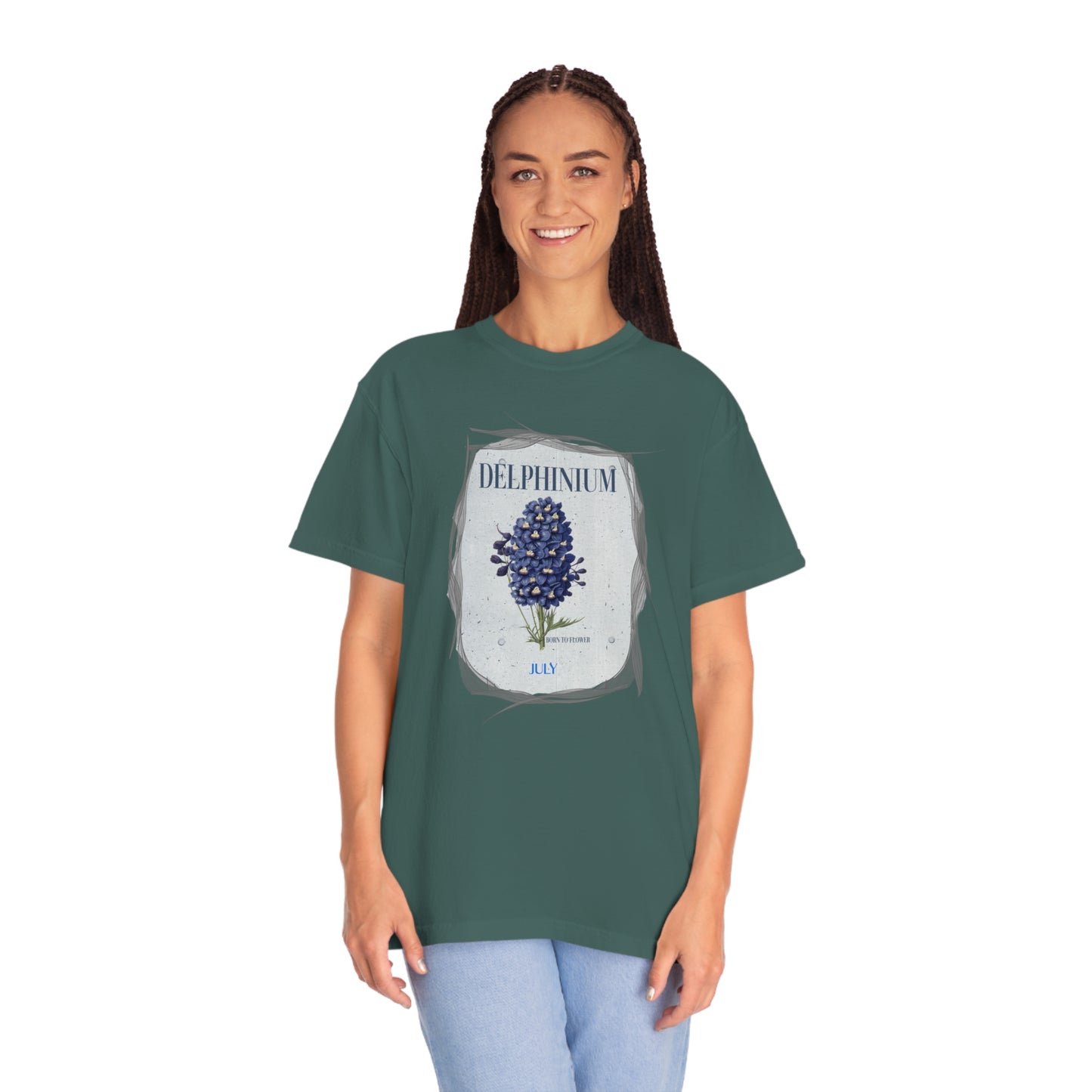 born to flower graphic tee - july