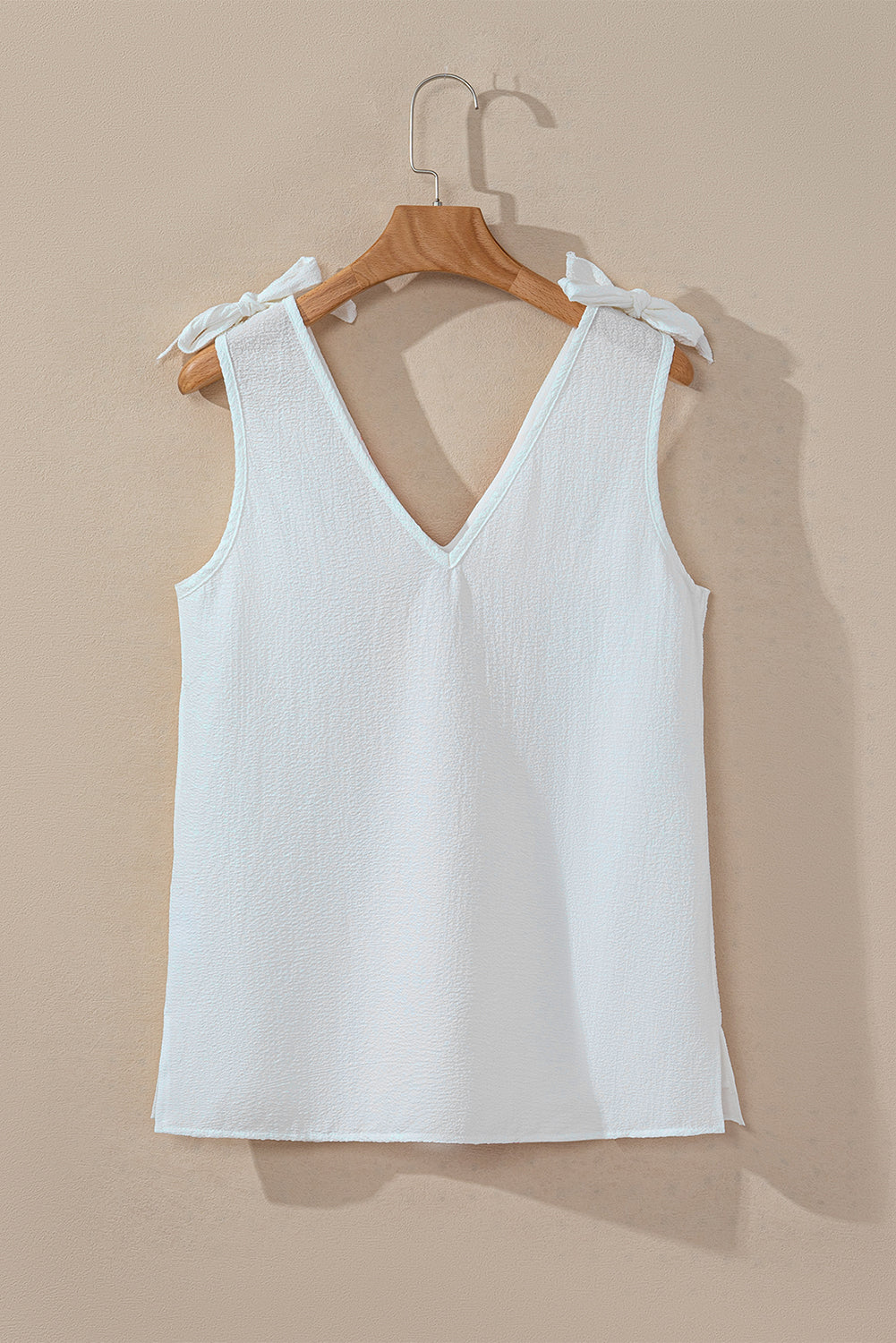 emily embroidered strap tank top