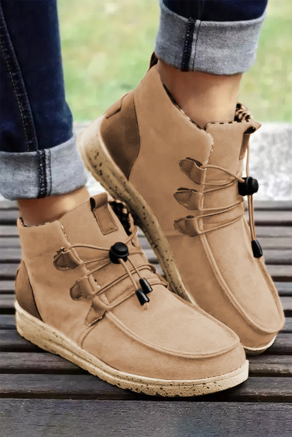 jenny camel faux suede boots