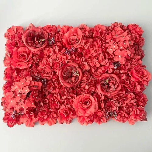 faux mixed flower panels for flower wall or for wrapping installs