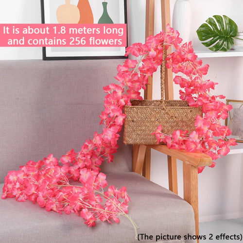 faux cherry blossom flower vines  180Cm