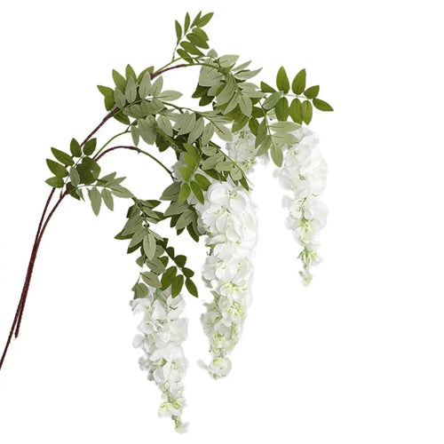 faux wisteria flowers