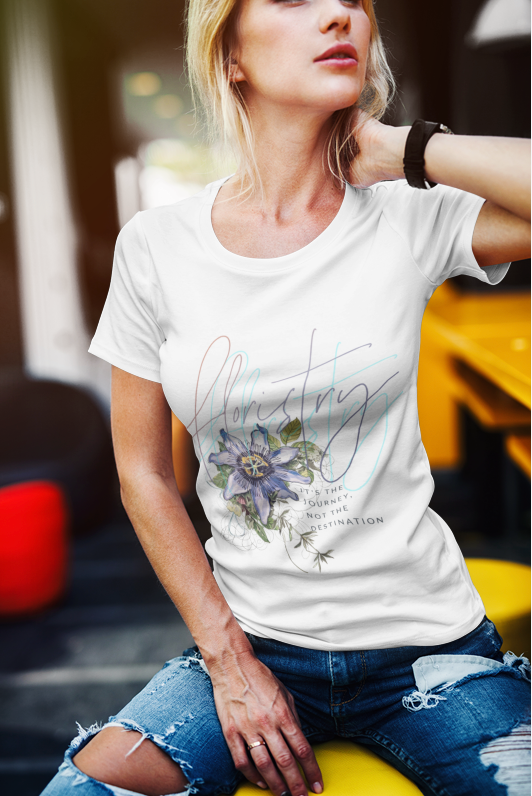 floristy - its the journey not the destination graphic tee