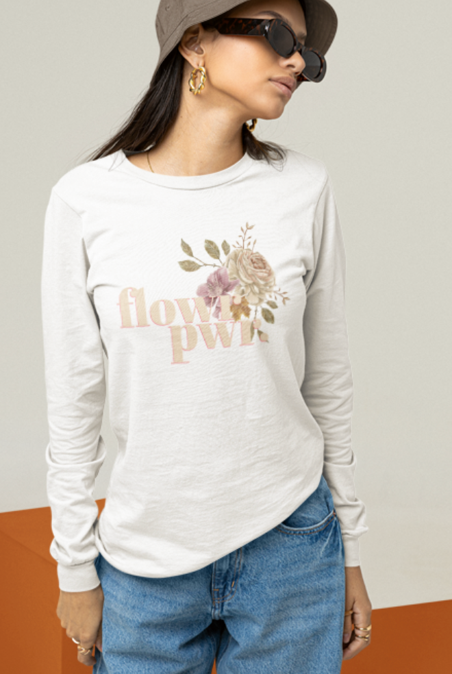 flwr pwr - long sleeve graphic tee
