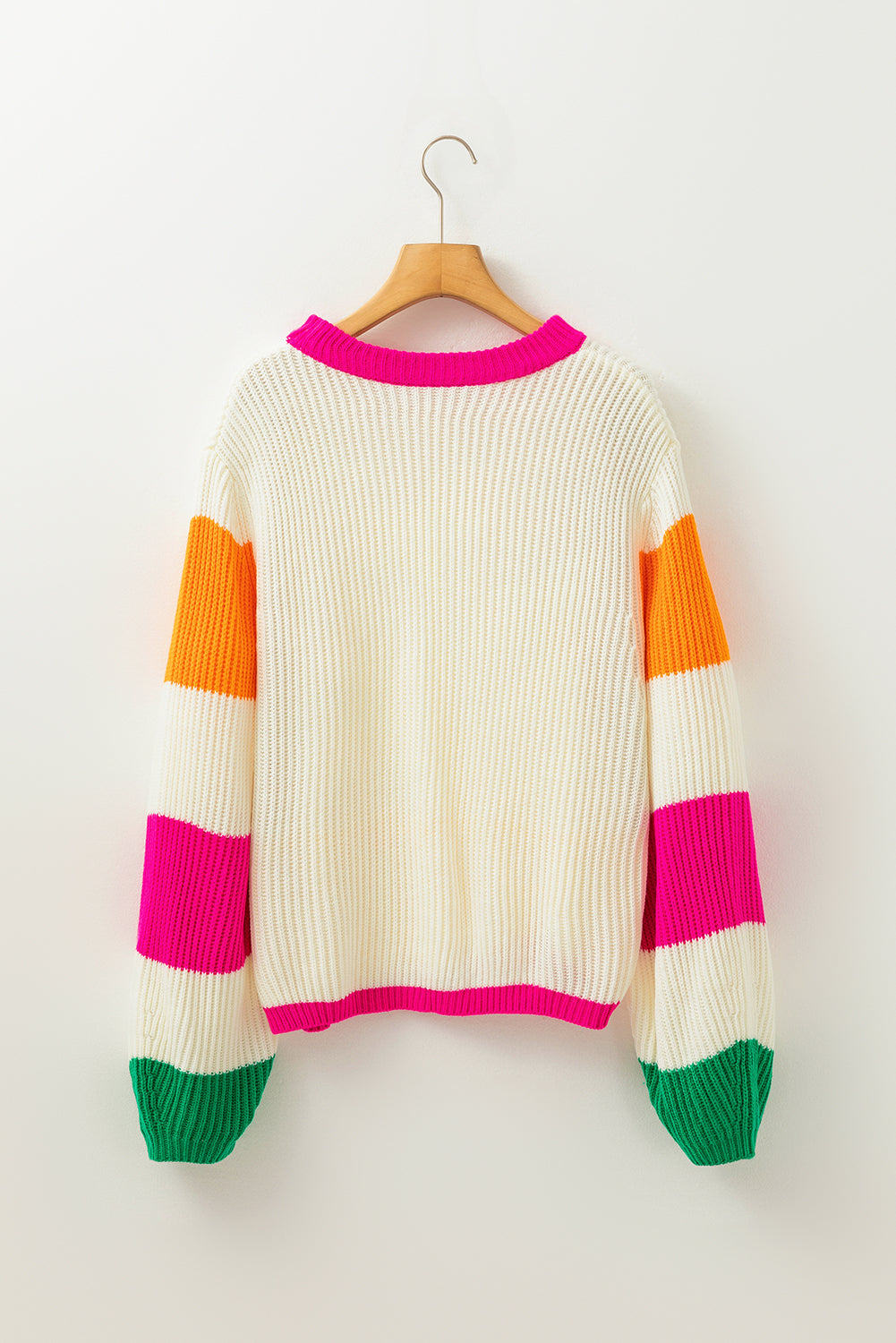 billy colorblock flowr sweater