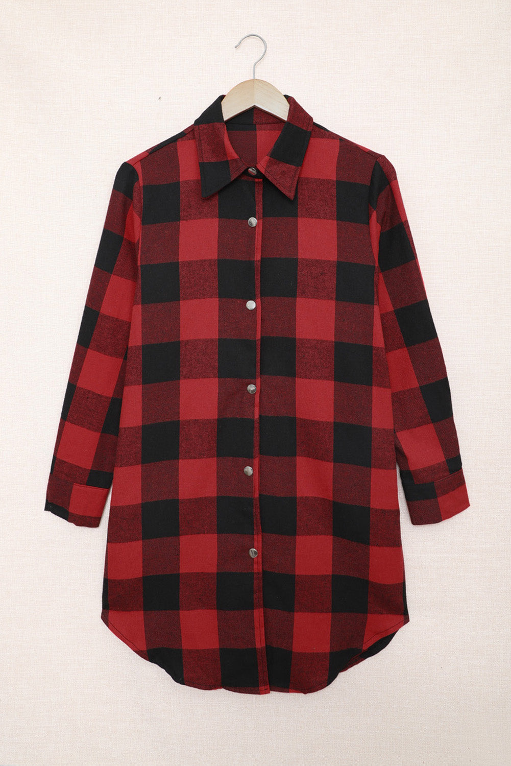 willow plaid shirt coat