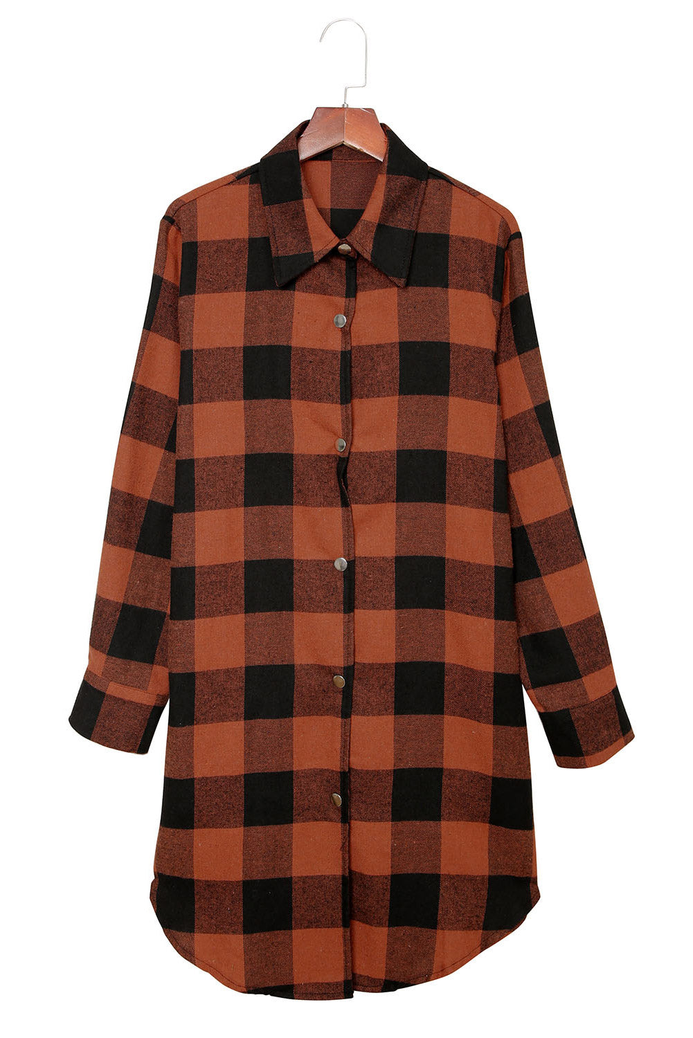 willow plaid shirt coat