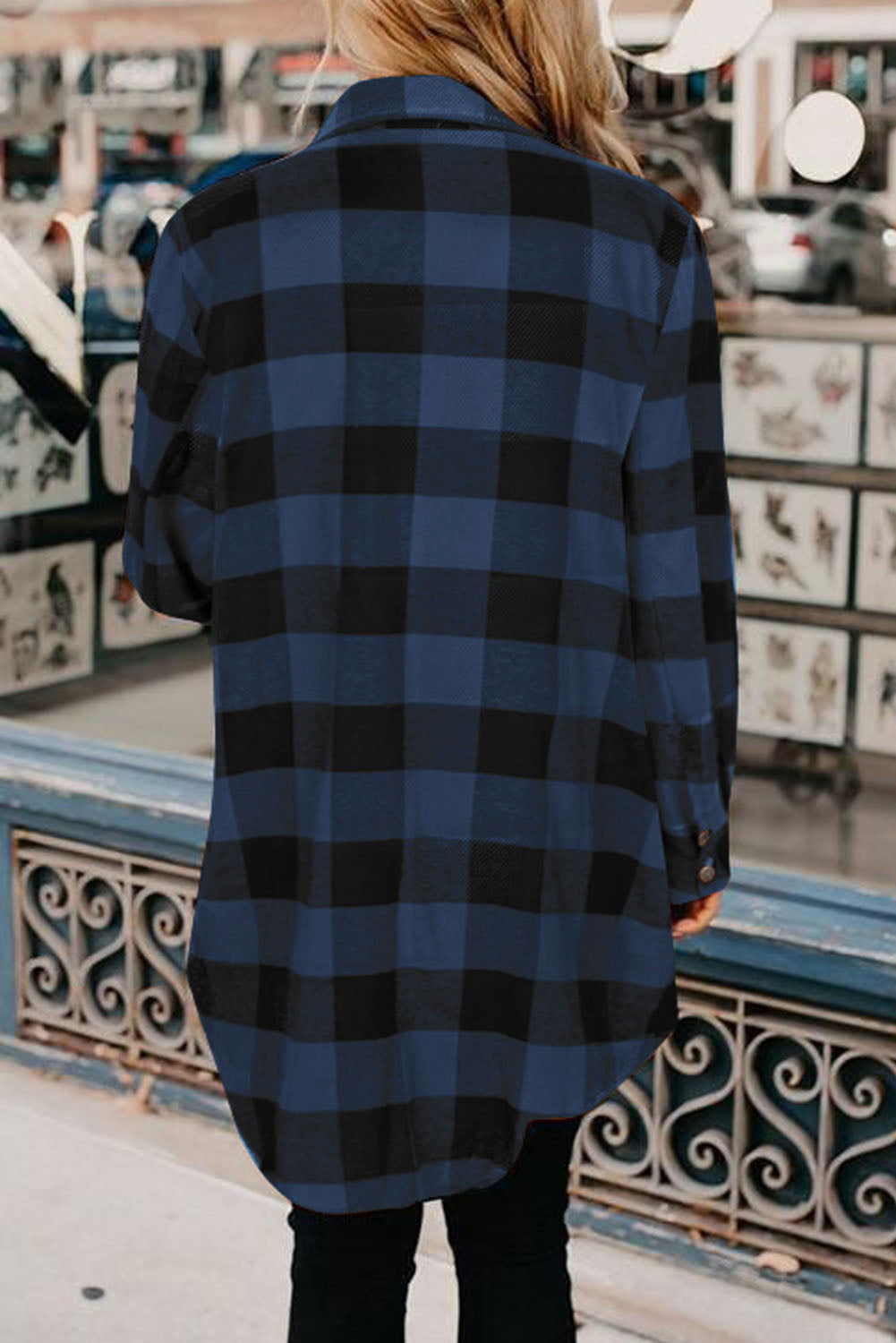 willow plaid shirt coat