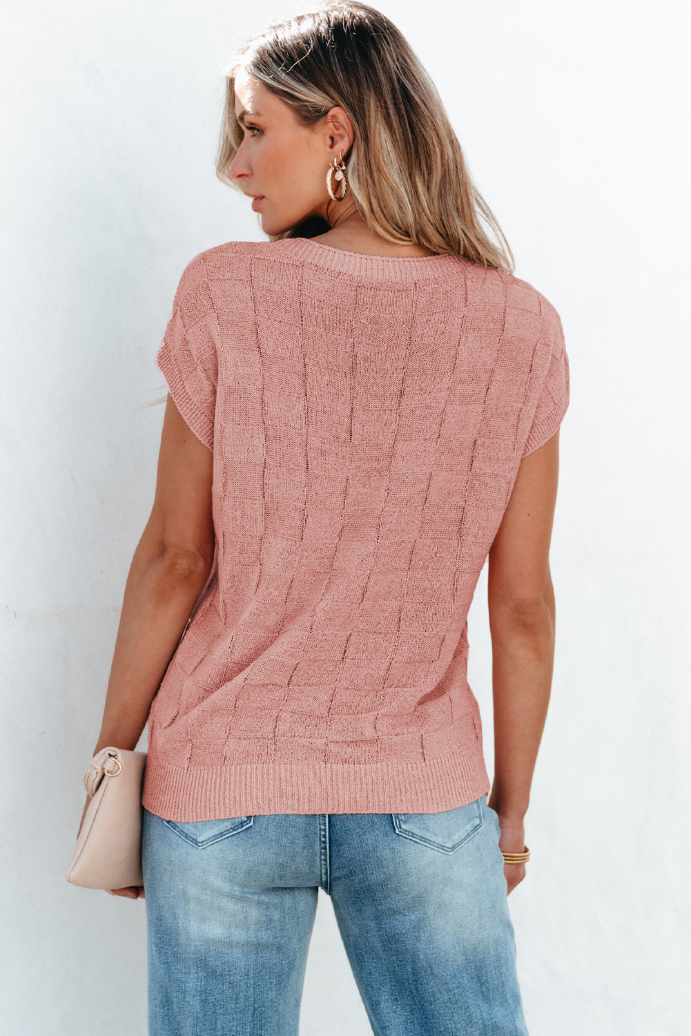 naomi short sleeve sweater