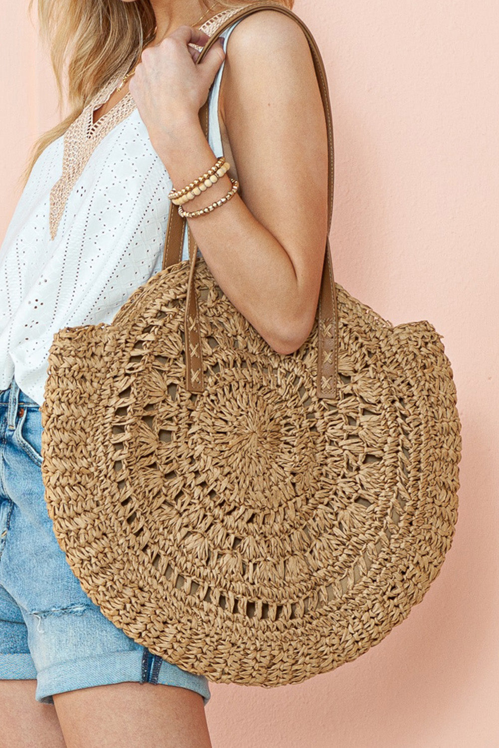 wrelee straw bag