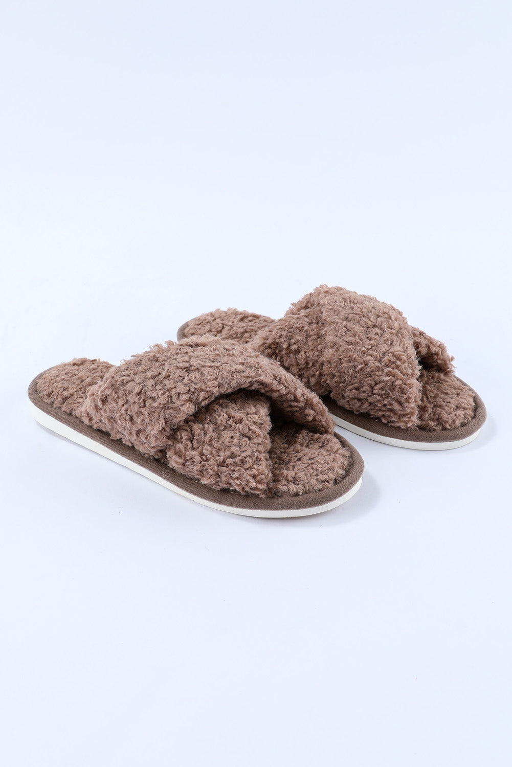 shannon teddy fur slippers - going fast