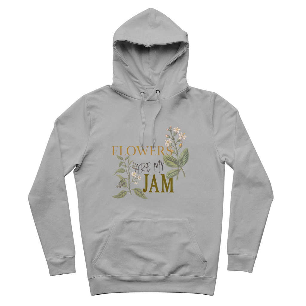 flowers are my jam graphic hoodie