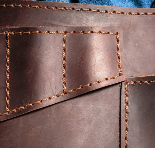marullus angled leather tool belt