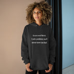 i'm an event florist.  i solve problems you'll never know you had... graphic hoodie