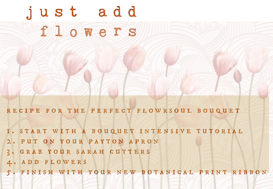 just add flowerst bouquet pack - limited time offer