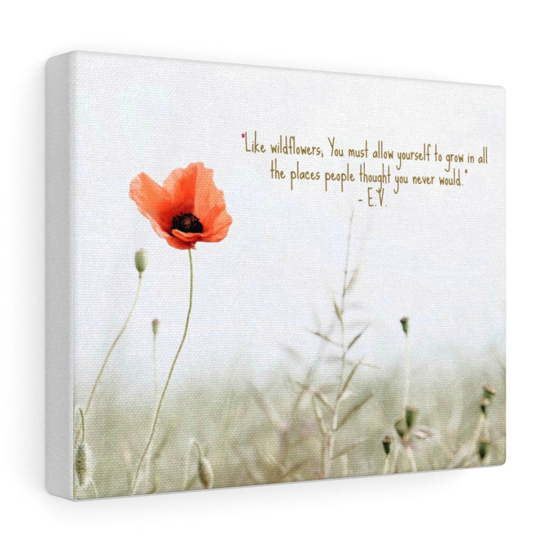 like a wildflower you must grow wall hanging